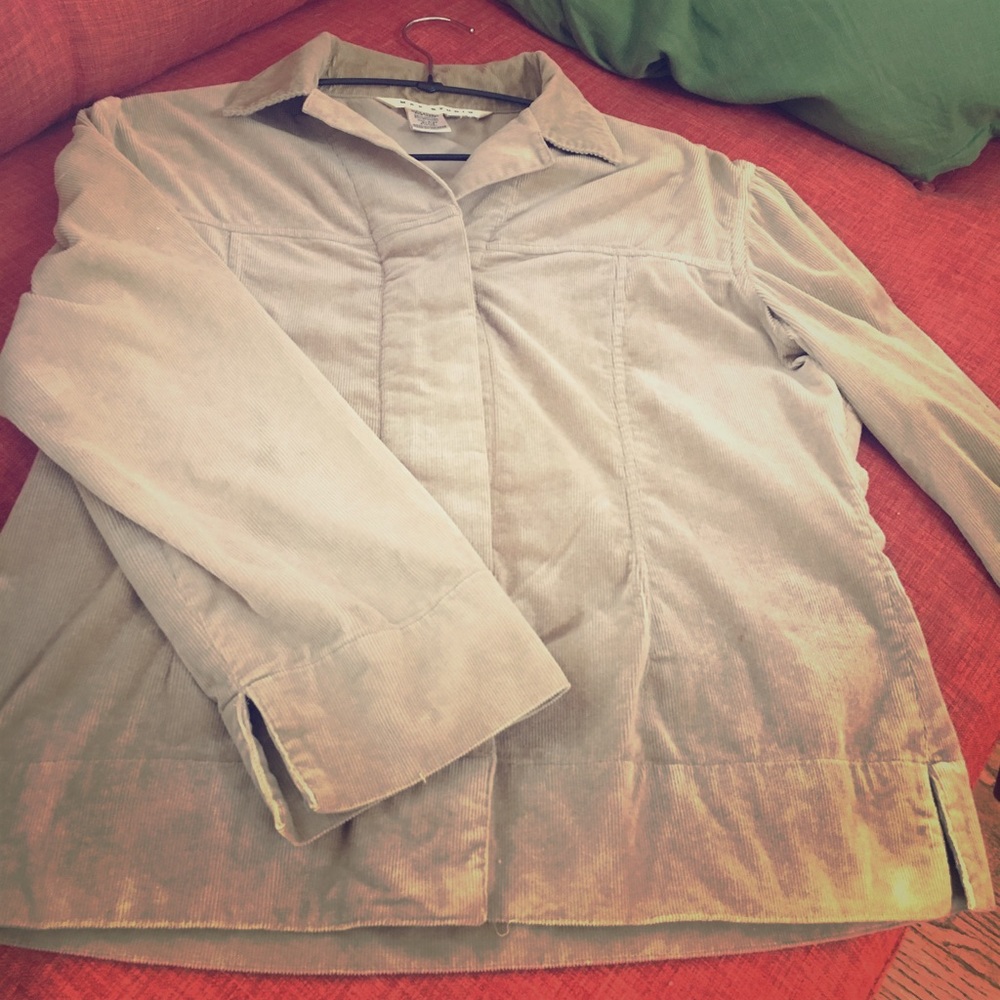 Light corduroy beige jacket from Max Studio